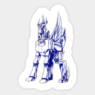 Pegasus Cloth Version 2 in Saint Seiya Sticker
